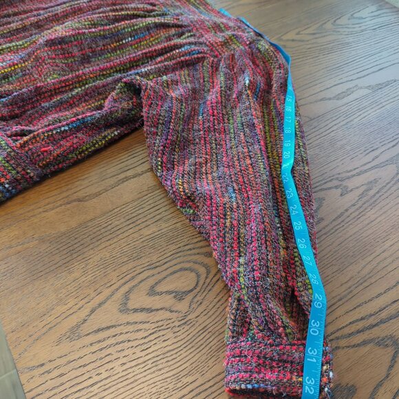 A.J. MITCHELL long sleeve tweed long sleeve Vintage Blazer/Jacket size 8 - Picture 10 of 11